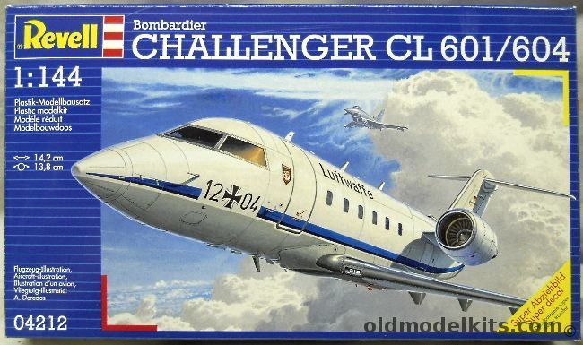 Revell 1/72 Bombardier Challenger CL 601 / 604, 04212 plastic model kit